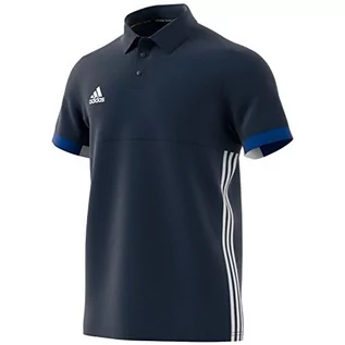 Koszule męskie - Adidas T16 Team męska koszula polo wielokolorowa granatowy/biały S AJ5278_Collegiate Navy/Royal_S - grafika 1