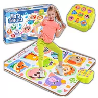 Maty edukacyjne - MUZYCZNA MATA INTERAKTYWNA ZWIERZĘTA DŹWIĘK ŚWIATŁO ZABAWKA DLA DZIECI - miniaturka - grafika 1
