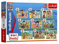 Puzzle - Puzzle Trefl 9w1 327 szt. psi patrol 9w1 - miniaturka - grafika 1