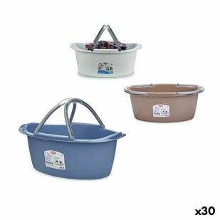 Koszyk wielozadaniowy Stefanplast Plastikowy 25 L 59 x 23 x 38 cm Z uchwytami (30 Sztuk) - Organizery na łóżeczko - miniaturka - grafika 1