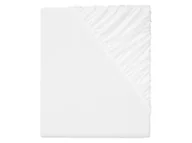 Prześcieradła - LIVARNO home Prześcieradło z dżerseju z gumką, 140-160 x 200 cm (Biały) - miniaturka - grafika 1