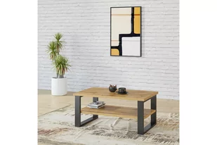 Stolik kawowy Halle 99 - dąb wotan - Ławy i stoliki kawowe - miniaturka - grafika 3