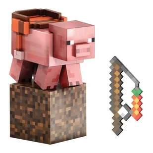 Minecraft Diamentowy Poziom Świnia Figurka - Figurki dla dzieci - miniaturka - grafika 1
