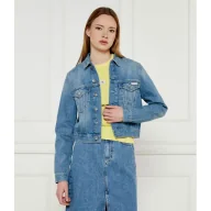 Kurtki damskie - Calvin Klein Jeans Jeansowa kurtka 90'S Cropped Fit - miniaturka - grafika 1