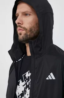 Kurtki męskie - adidas Performance wiatrówka Ultimate kolor czarny przejściowa - grafika 1