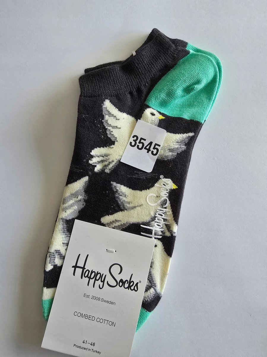 Kolorowe skarpety Happy Socks stopki unisex rozmiar 41-46 (3545)