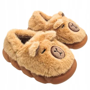 Kapcie Kapibara Zimowe Kapibarka Dziecięce Ciepłe Miękkie Bambosze r. 30-31 - Kapcie damskie Kapcie Kapibara Zimowe Kapibarka Dziecięce Ciepłe Miękkie Bambosze r. 30-31 - Kapcie damskie - miniaturka - grafika 1