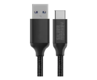 Silver Monkey Kabel USB-A na USB-C 3 m 45W - Kable USB - miniaturka - grafika 1