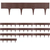 Ogrodzenia - Rabata Ogrodowa Zestaw 2 szt. Brązowa 7,8m - miniaturka - grafika 1