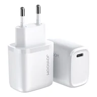 Ładowarki do telefonów - Joyroom 20W Quick Charge 3.0 szybka ładowarka sieciowa ładowarka do telefonu komórkowego USB typu C kompatybilna ze smartfonami biały - miniaturka - grafika 1