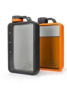 Płaska butelka piersiówka GSI Outdoors Boulder 10 Flask - graphite - Kuchnia turystyczne i akcesoria - miniaturka - grafika 3