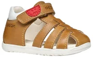 Buty dla chłopców - Geox B Sandały MACCHIA Boy, Sandały dziecięce-dziecięce, Whisky/White, 18 EU, Kolor biały, 18 EU - miniaturka - grafika 1