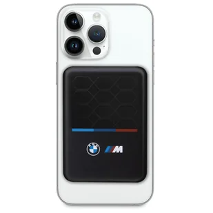 BMW BMPBMS5K22PGVK 15W 5000mAh + kabel czarny/black M Collection MagSafe - Powerbanki - miniaturka - grafika 6