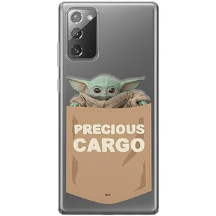 ERT GROUP etui na telefon Samsung GALAXY NOTE 20, case oryginalny i oficjalnie licencjonowany przez Star Wars, wzór Baby Yoda 030, optymalnie dopasowane, plecki z TPU częściowo przeźroczyste - Etui i futerały do telefonów - miniaturka - grafika 1