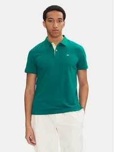 Tom Tailor Polo 1031006 Zielony Regular Fit - Koszulki męskie - miniaturka - grafika 1