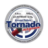 Amunicja do wiatrówek - Śrut Kvintor 4,50mm Diabolo Tornado Magnum 100 szt 0,78g - miniaturka - grafika 1