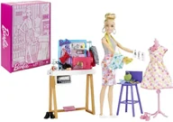 Lalki dla dziewczynek - Barbie. Lalka Projektantka i studio mody HDY90 - Mattel - miniaturka - grafika 1