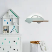 Lampy ścienne - Candellux Lampa kinkiet półeczka 5W LED 4000K IQ Kids Car miętowy 21-85092 21-85092 - miniaturka - grafika 1