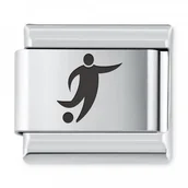 Charmsy - Murrano ITALIAN CHARMS Symbole Sportowe Piłka Nożna IH-210 - miniaturka - grafika 1