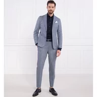 Garnitury - BOSS Garnitur C-Hanry-2Pcs-232 | Slim Fit | z dodatkiem wełny - miniaturka - grafika 1
