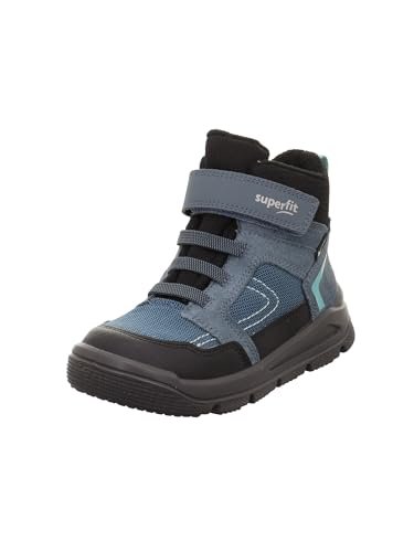 Superfit Mars chłopięce lekko wyściełane Gore-Tex niebieskie/jasnozielone 8020 śniegowce, 25 EU