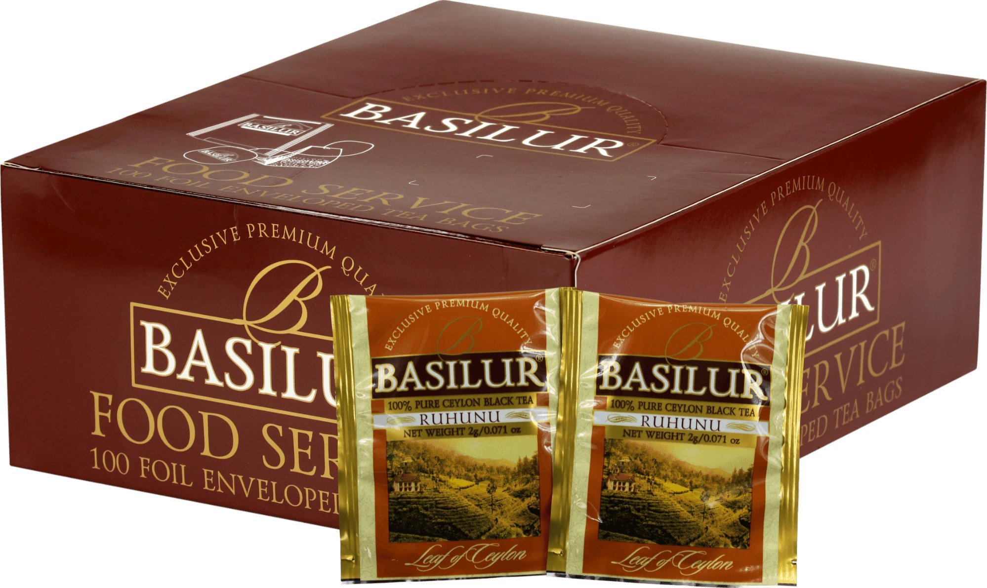Basilur Herbata czarna BASILUR RUHUNU HoReCa 100x2g