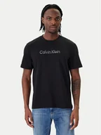 Koszulki męskie - Calvin Klein T-Shirt LV04LF813G Czarny Regular Fit - miniaturka - grafika 1