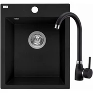 Zlewozmywaki z baterią - Zlewozmywak granitowy Laveo Chichi SBHA710T - miniaturka - grafika 1