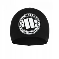 Czapki damskie - Czapka kompresyjna PITBULL Big Logo Czarna - miniaturka - grafika 1