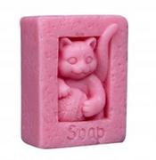 Mydła - Laq LaQ mydło glicerynowe kot z kłębkiem wełny - miniaturka - grafika 1