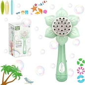 Bańki mydlane - Maszynka dla dzieci do baniek mydlanych na baterie + płyn - miniaturka - grafika 1