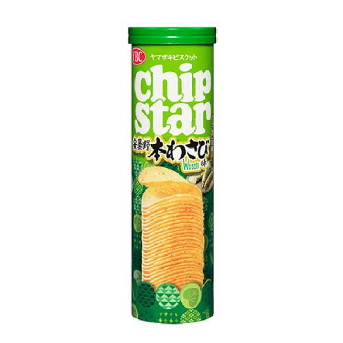 CHIP STAR WASABI - JAPOŃSKIE PIKANTNE CZIPSY Z WASABI, YAMAZAKI 105g
