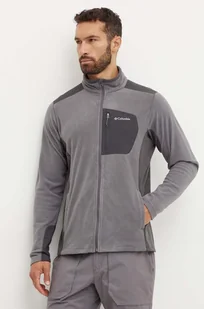 Columbia bluza sportowa Klamath Range kolor szary wzorzysta - Bluzy męskie - miniaturka - grafika 1