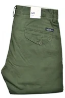 Spodnie męskie - LEE CHINO SLIM SPODNIE MĘSKIE MATERIAŁOWE - miniaturka - grafika 1