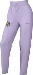 Nike Spodnie England damskie odzież sportowa Phnx FLC Hr Pantcurve, Violet Mist/Dark Raisin, FZ6195-511, M - Spodnie rowerowe - miniaturka - grafika 1