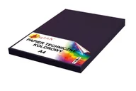 Szkolne artykuły papiernicze - Papier techniczny A4 220g fioletowy śliwkowy 50 arkuszy - miniaturka - grafika 1