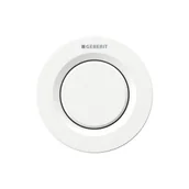 Przyciski spłukujące - Geberit 116.041.11.1 Pneumatyczny przycisk uruchamiaj$190cy WC Typ 01 r$191czny podtynkowy Sigma 8cm pojedynczy bia$192y - miniaturka - grafika 1