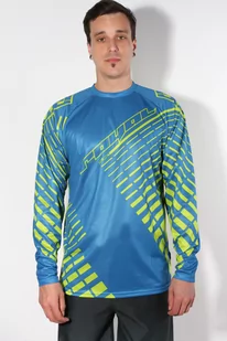 Royal JERSEY LS LIME Navy/Lime shirt rower - S - Koszulki rowerowe - miniaturka - grafika 1