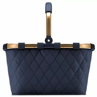reisenthel Torba na zakupy Carrybag 48 cm frame rhombus midnight gold - Torby i wózki na zakupy - miniaturka - grafika 1