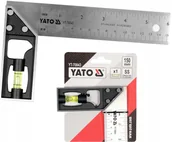 Inne urządzenia pomiarowe - YATO KĄTOWNIK ŚLUSARSKI NIERDZEWNY 150MM Z LIBELLĄ - miniaturka - grafika 1