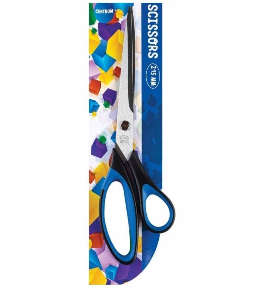 Centrum NOŻYCZKI CENTRUM 21,5CM GUMOWANY NIEBIESKI UCHWYT