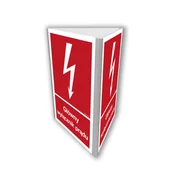 Systemy ekspozycyjne i znaki informacyjne - BC808 GŁÓWNY WYŁĄCZNIK PRĄDU (3D DOŚCIENNY), PN - PŁYTA PCV 1MM; (200X300MM) - miniaturka - grafika 1