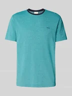 Koszulki męskie - T-shirt z fakturowanym wzorem - miniaturka - grafika 1