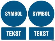 Systemy ekspozycyjne i znaki informacyjne - ZNAK NA ZAMÓWIENIE WZÓR E-006, KN - FOLIA PODŁOGOWA NIEŚWIECĄCA; (300X225MM) - miniaturka - grafika 1