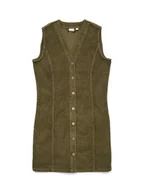 Sukienki - Vero Moda Sukienka codzienna Eden 10333959 Zielony Regular Fit - miniaturka - grafika 1