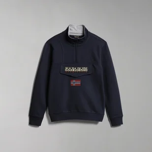 Męska Bluza NAPAPIJRI BURGEE HZ 1 BLU MARINE NP0A4GJC1761 – Granatowy - Bluzy męskie - miniaturka - grafika 1