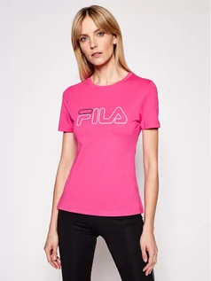 Koszulki i topy damskie - Fila T-Shirt Ladan Tee 683179 Różowy Regular Fit - grafika 1