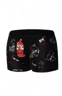 Majtki męskie - Bokserki Rubber 280/221 Black - miniaturka - grafika 1