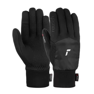 Rękawice narciarskie Primaloft Reusch Garhwal Touch-Tec 7702 czarno-srebrny - Rękawiczki - miniaturka - grafika 1