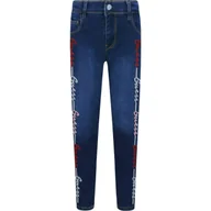 Spodnie sportowe damskie - Guess Jeansy | Skinny fit - miniaturka - grafika 1